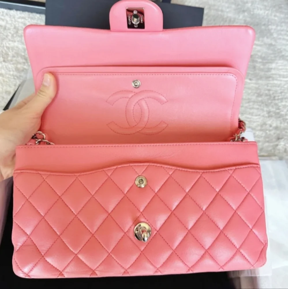 Chanel Lambskin Medium Double Flap